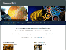 Tablet Screenshot of equipmentsemi.com